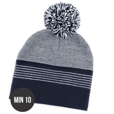 Pom Pom Pull Down Beanies Thumbnail